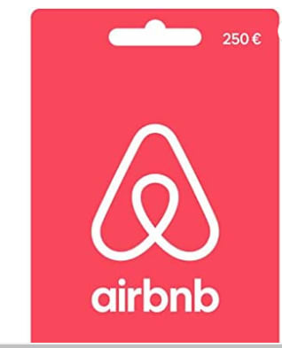 Carte Cadeau Airbnb à 250€
