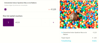 Gratis €2,50 tegoed bij Tripper