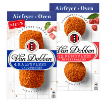 Van Dobben Airfryer en Oven snacks Pak 4 of 12 stuks voor €2,39 bij Dirk