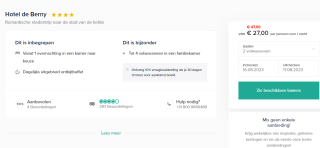 Overnachting in Hotel de Berny (Parijs) + ontbijt vanaf €27 p.p. via Travelcircus