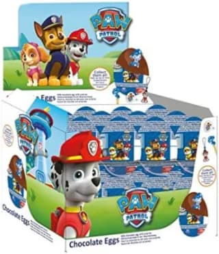 Huevos de chocolate con leche - Paw Patrol 24 Unidades por 13.24€