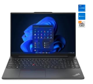 Portatil Lenovo ThinkPad E16 Gen 1 Intel Core i7-1355U/16GB/512GB SSD/16" por 969€