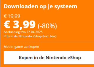 Kaze and the Wild Masks voor €3,99 in de Nintendo eShop