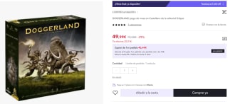 DOGGERLAND juego de mesa por 41,99€ (cuenta nueva por 37,99€)