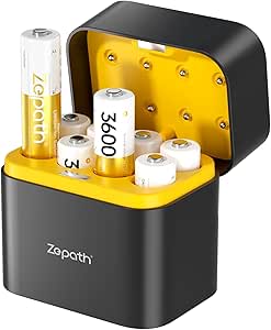 Zepath 8xAA Rechargeable Batteries with Charger available for £21.84