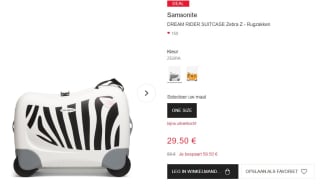 Dream Rider Suitcase van Samsonite voor €29,50 bij Boozt