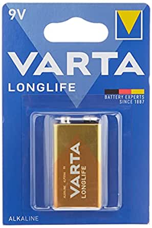 Pila BLx1 6LR61 9V marca Varta ALC. Longlife por 1,77€