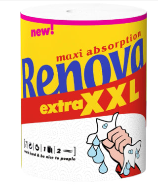 3 x Renova Maxiabsorption, Rollos de cocina XXL por 4.02€