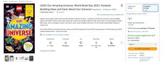 LEGO Our Amazing Universe: World Book Day 2025 voor €1 bij Amazon