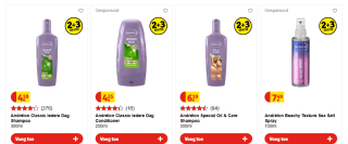 2+3 gratis op alle Andrelon bij Kruidvat