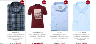 Overhemden.com sale tot 85% korting + 20% extra korting met de code