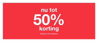 50% op kinderkleding