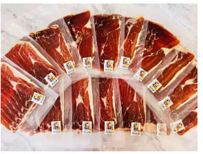 900g Jamon Loncheado Curado envasado al vacío en 10 sobres por 10,09€
