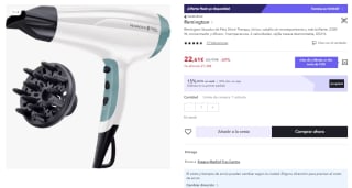 Secador de Pelo Shine Therap marca Remington modelo D5216 por 15.83€