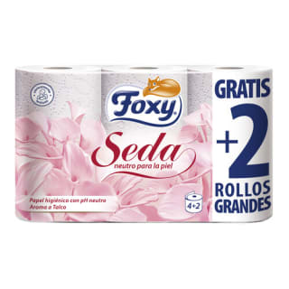 12 rollos Foxy Seda papel higiénico por 4,54€