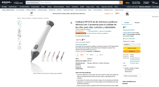 Set de manicura y pedicura Medisana MP 810 por 9,95€ en Amazon
