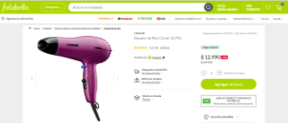 Secador de pelo Conair 247 por $12.990