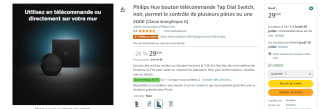 Switch Phillips Hue Tap Dial à 29,99€