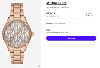 Reloj para Mujer Michael Kors TRADITIONAL LAYTON por 79.2€