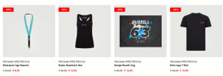 Tot 60% korting op veel F1 Merchandise ( oa RedBull )