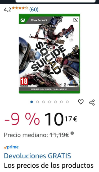 Juego Xbox Series X Suicide Squad: Kill the Justice League por 10,01€