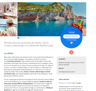 Crucero por Grecia y Croacia este verano desde 1.050€ (7 noches)