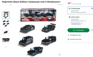 Majorette Black Edition cadeauset voor €9,90 bij Smythstoys