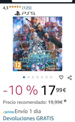 Star Ocean The Divine Force PS5 por 17,99€.