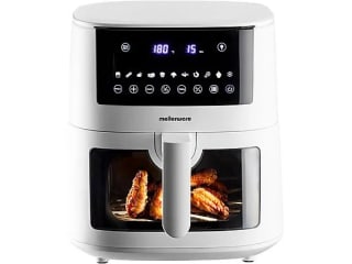 Mellerware Freidora sin Aceite Crunchy XL 7L de 1650W con 11 Menús Predefinidos por 57,99€