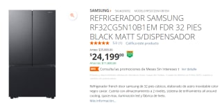 Refrigerador Samsung 32 pies por $21,779 en Home Depot