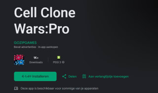 5 Gratis games voor Android
