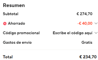 Samsung Galaxy Tab S9 FE 6GB 128GB por 234,70€