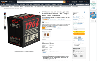 1906 Reserva Especial Pack de 12 Botellas x 50 cl por 17,47€