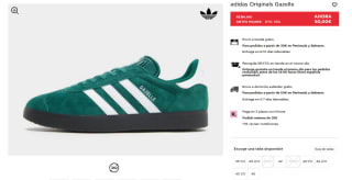Zapatillas Adidas Originals Gazelle Verde por 50€