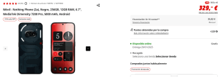 Nothing Phone (2a) 12GB/256GB por 279,65€
