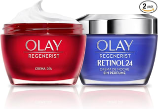Olay Regenerist Crema Facial De Día y Olay Retinol 24 Crema Hidratante De Noche por 32,99€