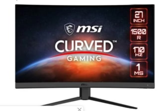Monitor MSI G27C4X 27" LED FullHD 250Hz FreeSync Premium Curvo por 189€