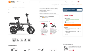Engwe T14 Eu Bicicleta Eléctrica 250W por 398,99€