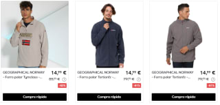 Ropa Geographical Norway desde 9,99€ preciazos