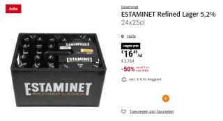 Estaminet bier met 50% korting bij Colruyt Belgie