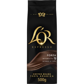 Douwe Egberts L'Or Espresso Forza Koffiebonen 500g voor €8,99 bij Kruidvat