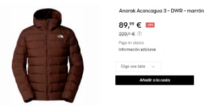 Anorak para Hombre The North Face Aconcagua 3 - DWR por 89.99€
