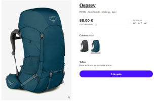 Mochila Osprey RENN 50 por 88€