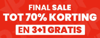 3+1 gratis op de sale van Plutosport