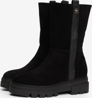 Tommy Hilfiger zwarte enkellaarsjes voor €107,40