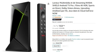 Nvidia Shield TV Pro à 153,33€