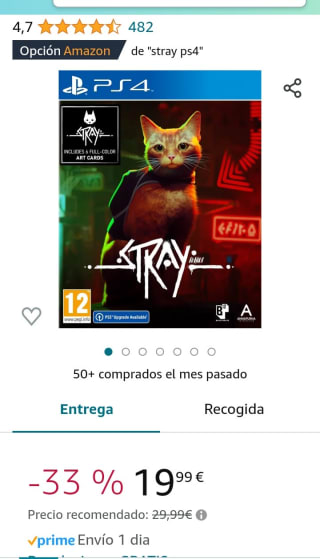 Stray PlayStation 4 por 19,99€.