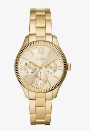Reloj para Mujer Fossil Rye multifunción de acero inoxidable en tonos dorados por 54€