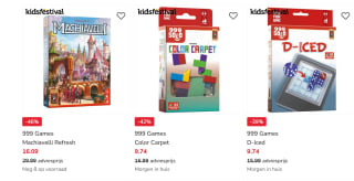 Tot 46% korting op diverse bordspellen bij Kleertjes.com
