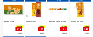 Tijdelijk veel glutenvrije producten bij Lidl